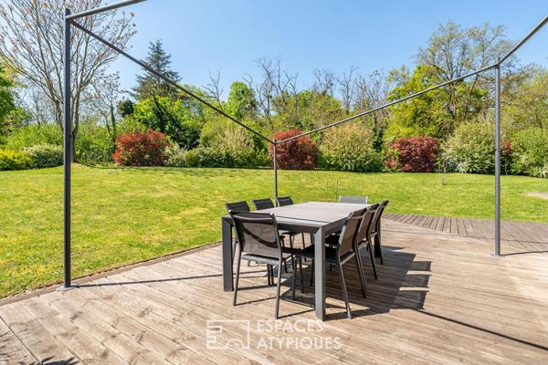Duplex de charme avec jardin, à deux pas du centre de Villefranche