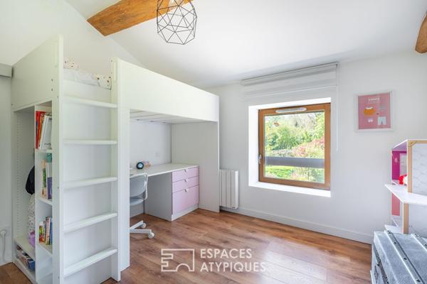 Duplex de charme avec jardin, à deux pas du centre de Villefranche