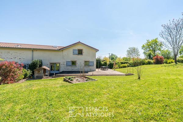 Duplex de charme avec jardin, à deux pas du centre de Villefranche
