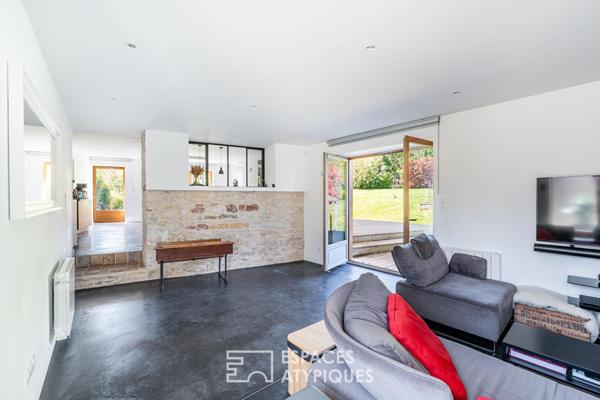 Duplex de charme avec jardin, à deux pas du centre de Villefranche