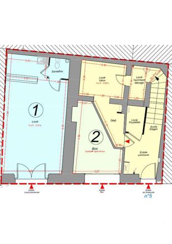 Parking à vendre  11 m 2   BORDEAUX  - 33