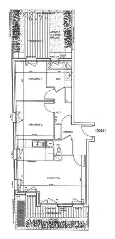 Appartement F3 à vendre  3 pièces - 65 m2 MONTEVRAIN - 77