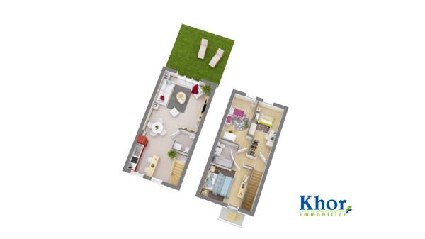 ROUILLON - LES ALLÉES DE LA HALLONNIÈRE - MAISON4P - JARDIN