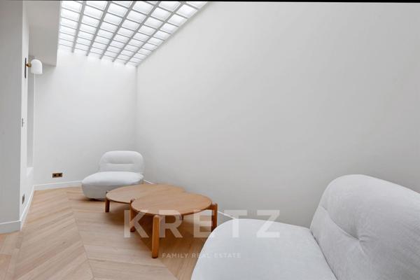 Appartement de reception avec jardin sur Tour Eiffel