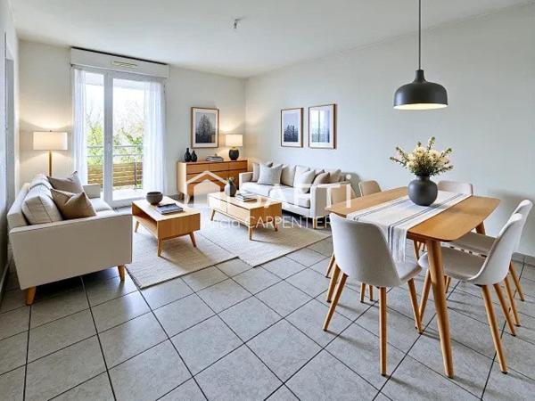 Appartement T2 avec un spacieux balcon et une place de parking privative