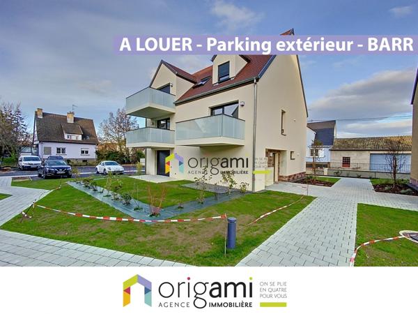 BARR - Parking extérieur dans résidence récente