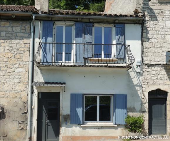 À vendre - Maison mitoyenne 2 côtés, 3 pièces située à Caylus (82160)