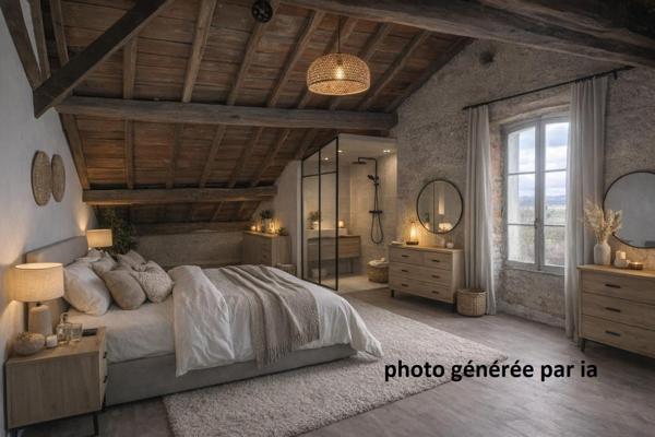 Appartement en duplex dans une petite copropriété avec parking