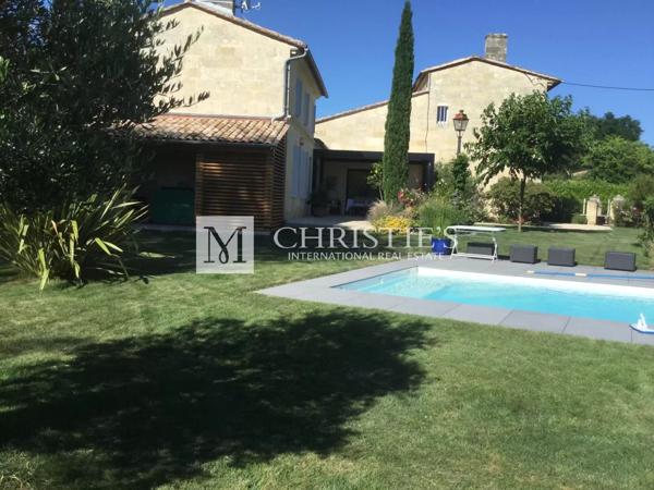 Somptueuse Maison Girondine entièrement rénovée avec piscine, près de Libourne