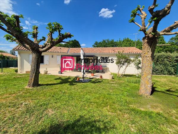 Maison plain-pied 128 m2, 6 pièces, 1162 m2 de jardin clos