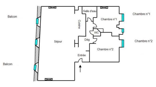 NICE/Promenade 3 pièces 83 m2 Vue Mer Panoramique