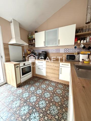 Maison de ville 3 chambres et jardin