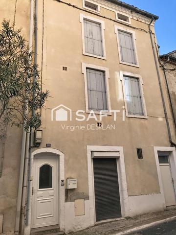 Maison de ville traversante