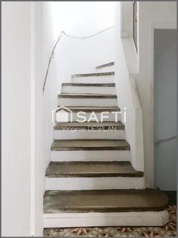 Maison de ville traversante