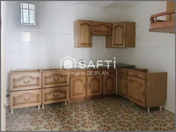 Maison de ville traversante