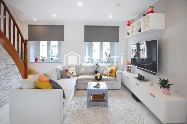 Maison rénovée 105m2 hab avec 3 chambres, garage, terrasse et jardin!