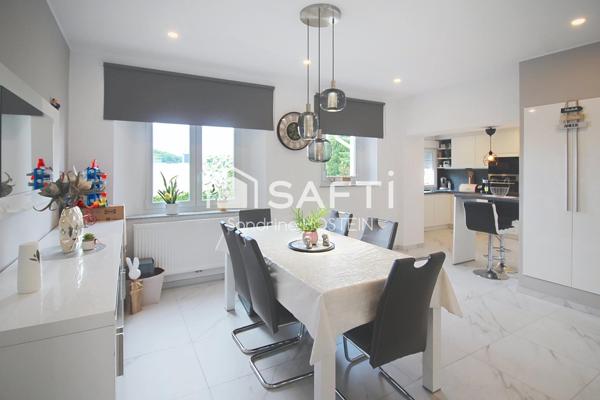 Maison rénovée 105m2 hab avec 3 chambres, garage, terrasse et jardin!