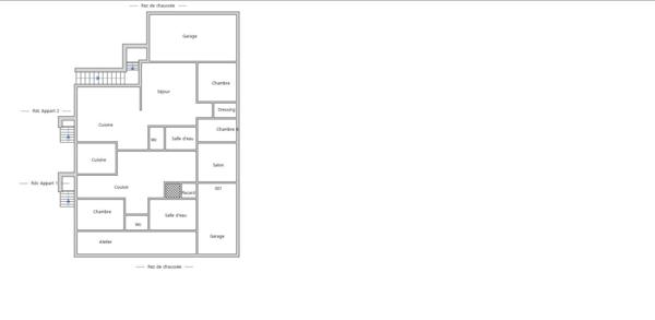 Maison 9 pièces de 276m²  avec deux appartements sur une parcelle de 1434m² divisible