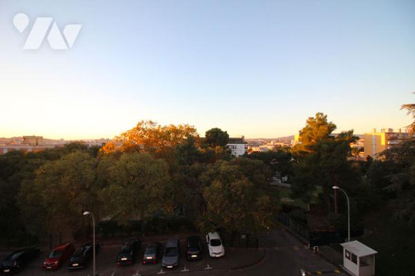 Appartement T2 de 54m2 carrez (à rafraîchir), au sein d'une copropriété agréable (10e, Marseille)