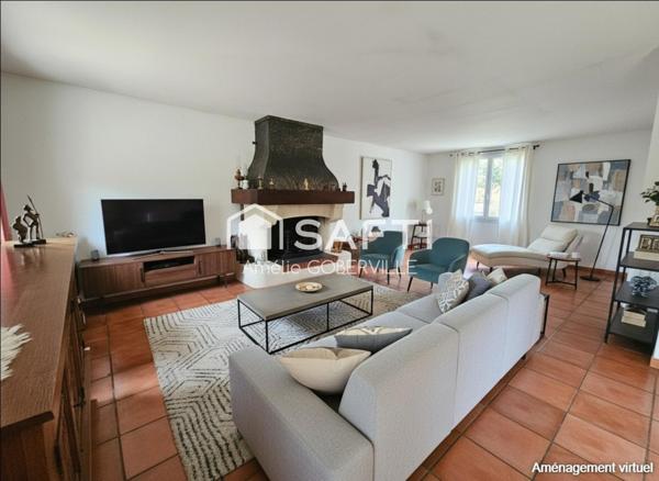 Maison de 157 m² pleine de charme dans un cadre verdoyant et paisible à Léognan - 4 chambres - Grande pièce de vie - Sous sol de plus de  100m²