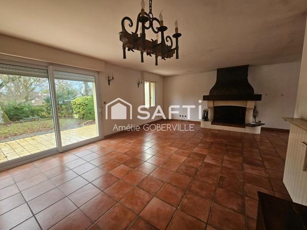Maison de 157 m² pleine de charme dans un cadre verdoyant et paisible à Léognan - 4 chambres - Grande pièce de vie - Sous sol de plus de  100m²