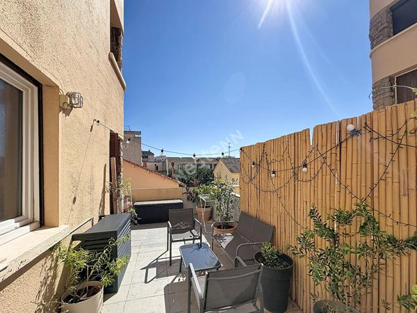 Appartement Toulon de 2 pièce(s de 45.40 m² meublé avec Terrasse vue dégagée Libre