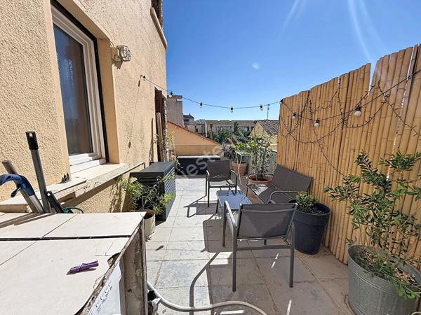 Appartement Toulon de 2 pièce(s de 45.40 m² meublé avec Terrasse vue dégagée Libre