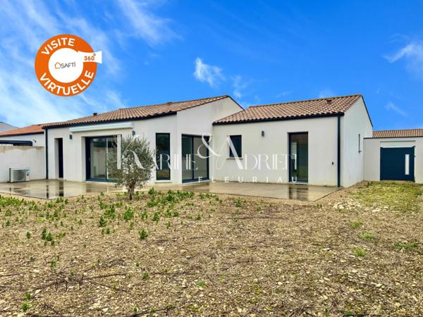 PLAIN-PIED CONTEMPORAIN 3 CHAMBRES AVEC GARAGE ET JARDIN