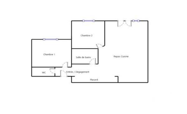 Appartement à vendre 3 pièces 56 m² Évreux