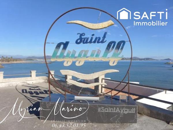ACHAT - APPARTEMENT 3 PIÈCES  74 m² - VUE MER - GARAGE  35 m² - SAINT AYGULF (83370)