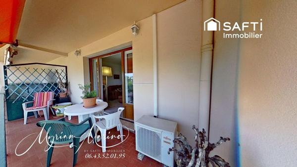 ACHAT - APPARTEMENT 3 PIÈCES  74 m² - VUE MER - GARAGE  35 m² - SAINT AYGULF (83370)