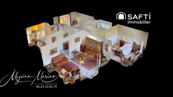 ACHAT - APPARTEMENT 3 PIÈCES  74 m² - VUE MER - GARAGE  35 m² - SAINT AYGULF (83370)