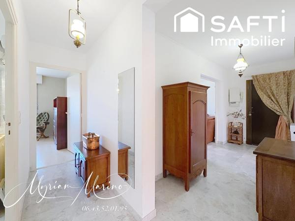 ACHAT - APPARTEMENT 3 PIÈCES  74 m² - VUE MER - GARAGE  35 m² - SAINT AYGULF (83370)