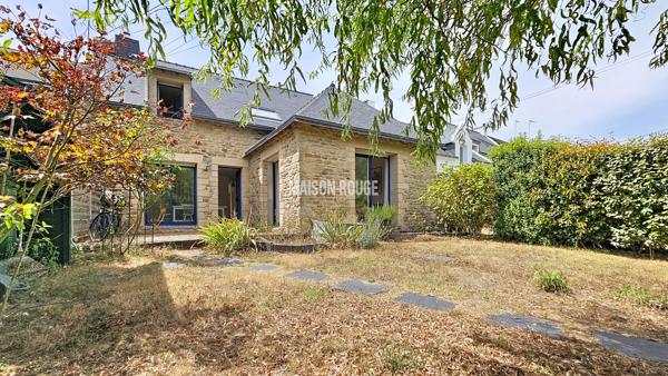 Maison de charme proche plage 4 chambres, beaux volumes, jardin paysager