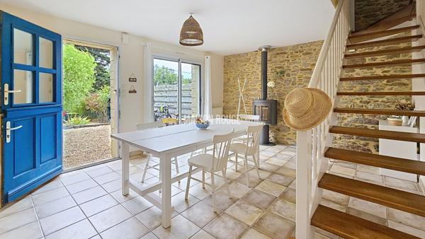Maison de charme proche plage 4 chambres, beaux volumes, jardin paysager