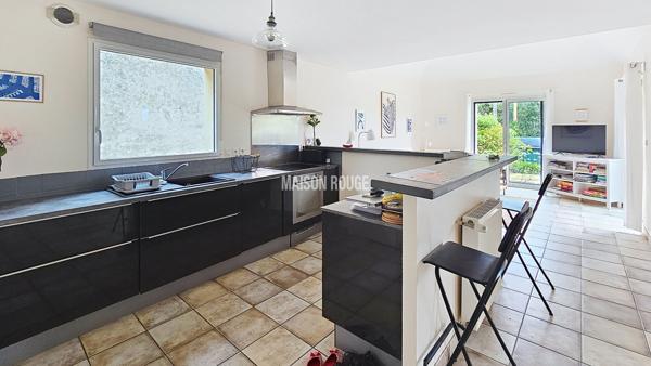 Maison de charme proche plage 4 chambres, beaux volumes, jardin paysager