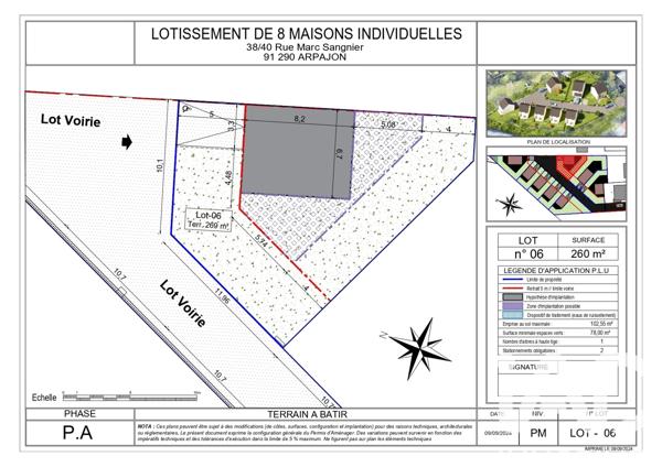 Terrain à vendre 269 m² Arpajon