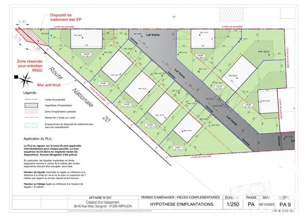 Terrain à vendre 269 m² Arpajon