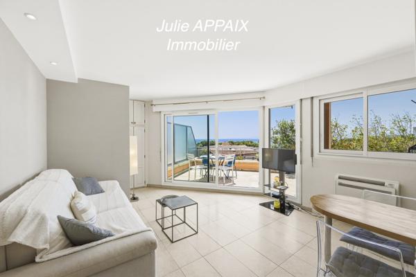 STUDIO VUE MER AVEC GRANDE TERRASSE ET GARAGE