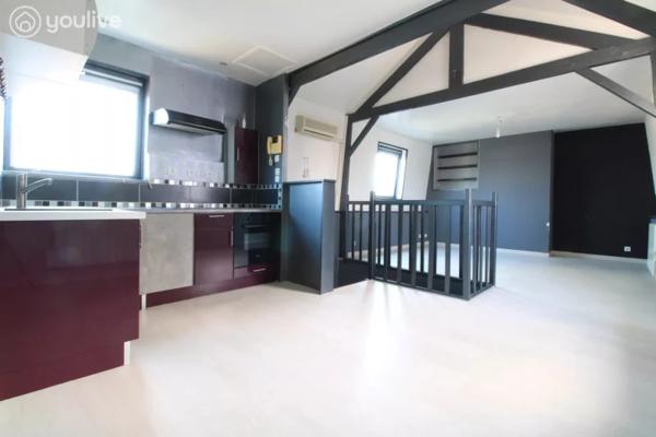 appartement F2 de 44m² habitable avec cave et place de parking privatif