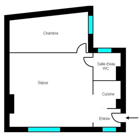 Appartement
         2 pièces
        - 25 m² 285 000 € *
