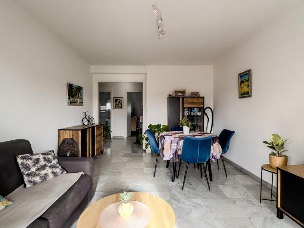 Beau T2 avec balcon+cave, lumineux, vendu loué