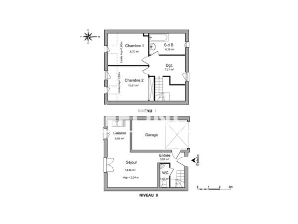 Location Maison 3 pièces 58.91 m² - 1471 ROUTE D'ORLEANS Saint Hilaire St Mesmin 45160