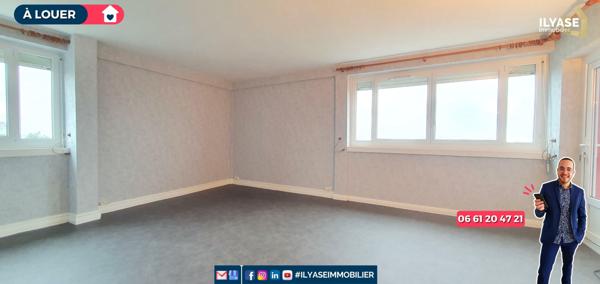 Chalon-sur-Saône (71100) APPARTEMENT T4 80 m² | 2 CH | BALCON | PARKING
