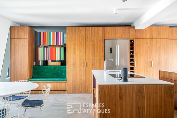 Appartement d’architecte avec rooftop – Louvre-Rivoli