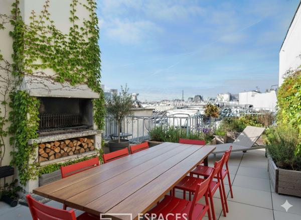Appartement d’architecte avec rooftop – Louvre-Rivoli
