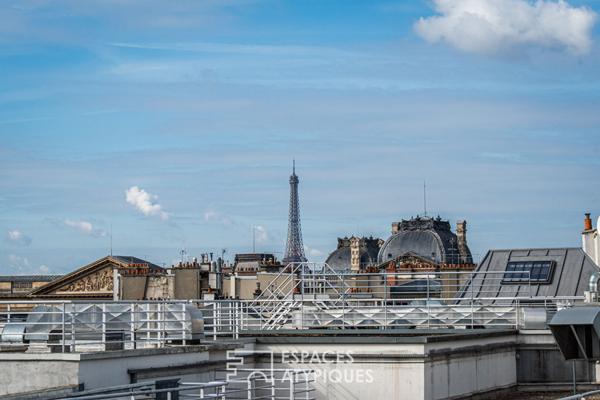 Appartement d’architecte avec rooftop – Louvre-Rivoli