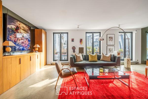 Appartement d’architecte avec rooftop – Louvre-Rivoli
