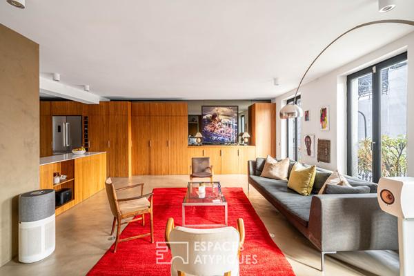 Appartement d’architecte avec rooftop – Louvre-Rivoli