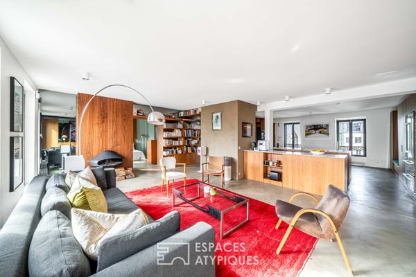 Appartement d’architecte avec rooftop – Louvre-Rivoli